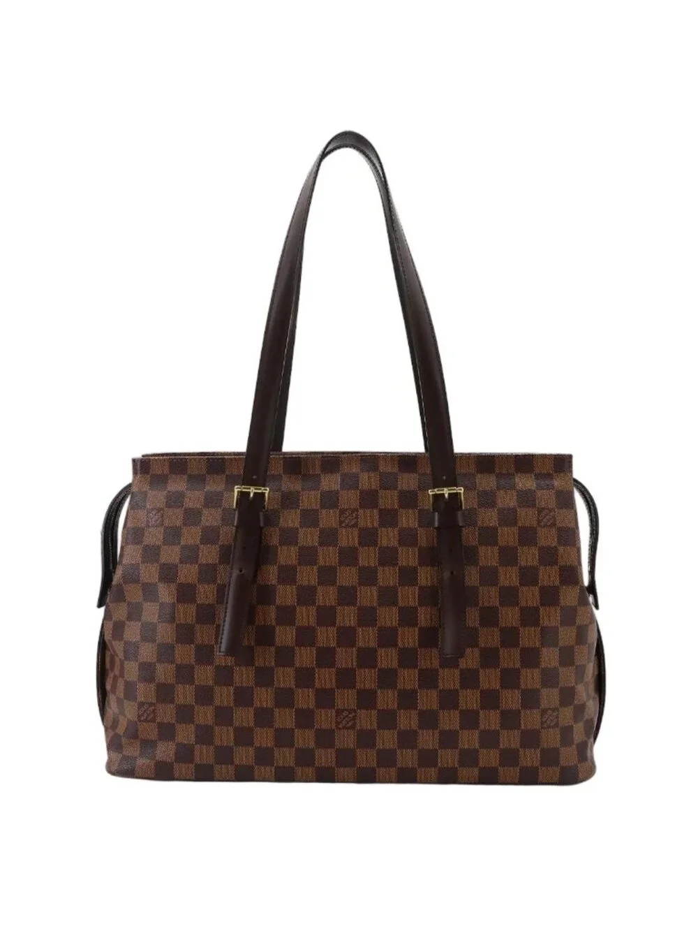 Louis Vuitton Damier Chelsea Tote Ebene Brown